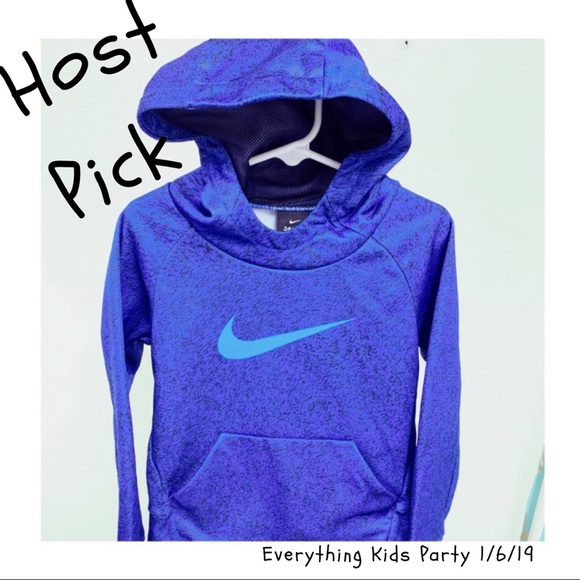 Nike Other - Nike hoodie sweater toddler 4T speckled blue black
